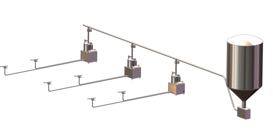 Automatic shrimp feeder machine